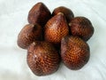 The sweetes taste of salak or salacca Royalty Free Stock Photo