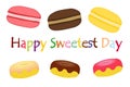 Sweetest day, october, macarons and donuts
