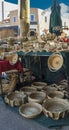 Sweetgrass Basket weaving at the Charleston City Market