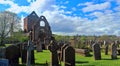 Sweetheart Abbey in Evening Light, New Abbey, Southern Scotland Royalty Free Stock Photo