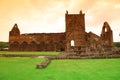 Sweetheart Abbey, ruined Cistercian monastery Royalty Free Stock Photo