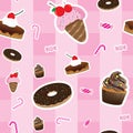 Sweeties seamless pattern