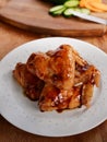 Sweetly chicken with bowl Royalty Free Stock Photo