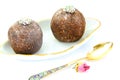 Sweetness: Chocolate Cake Potatoes Royalty Free Stock Photo