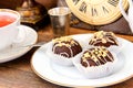 Sweetness: Chocolate Cake Potatoes Royalty Free Stock Photo