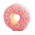 A sweetpink donut Royalty Free Stock Photo