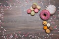 Sweets, background, Macaron Royalty Free Stock Photo