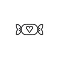 Sweets Candy outline icon