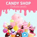 Sweets Candy Shop Poster