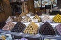 Sweets and chocolate on sale at the Chocolate Festival market in Budapest