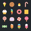 Sweets Flat Icons