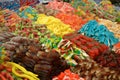Sweets and jelly at Mahane Yehuda, shuk, Jewish grocery market in Jerusalem, Israel