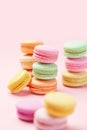 Sweets. Macarons Close Up