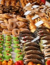 Sweets and pastries for sale in a patisserie
