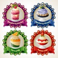 Sweets ribbon banners