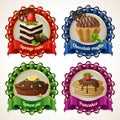 Sweets ribbon banners