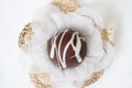 Sweets truffles party box white background Sao Paulo Brazil Royalty Free Stock Photo