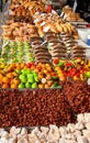 sweets typical of southern Italy with sweet almonds and cannoli