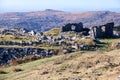 Swelltor granite quarry Dartmoor England. Granite used for the old London Bridge