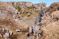 Swelltor granite quarry Dartmoor England. Granite used for the old London Bridge