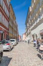 Swiatojanska street in old town of Warsaw.