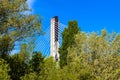 Swietokrzyski Bridge - Most Swietokrzyski - with cable-stayed pylon over Vistula river in Warsaw, Poland