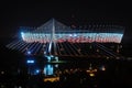 Swietokrzyski Bridge and National Stadium, Warsaw (Poland)