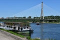 Swietokrzyski Bridge over the Vistula River in Warsaw, Poland