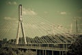 Swietokrzyski bridge on Vistula river in Warsaw.