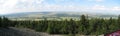 View from the Holy Cross Mountain, ÃÅ¡wiÃâ¢tokrzyskie Mountains Royalty Free Stock Photo