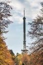 Swiety Krzyz TV Tower. The tallest free-standing TV tower in Poland. Built in 1966, it is a 157 metre tall concrete tower