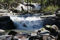 Waterfalls in early spring, Yosemite National Park. Royalty Free Stock Photo