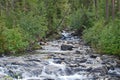 Swift flowing rocky stream