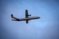 Swiftair airline ATR 72-202(F) flying in the sky. Riga International Airport, Marupe, Latvia - 27 Jul 2022