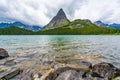 Swiftcurrent Lake, Glacier National Park Royalty Free Stock Photo