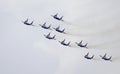 Demonstration flight of The Swifts (Strizhi), International aviation and space salon (MAKS).