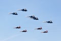 Swifts (Strizhi) and Russian Knights, side view