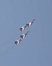 MiG-29 aerobatic team `Swifts`. Russia Royalty Free Stock Photo