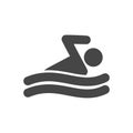 Swim icon Royalty Free Stock Photo