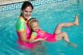 Swim lesson Royalty Free Stock Photo