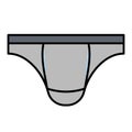 Swim trunks icon, Summer vacation related vector