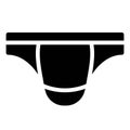 Swim trunks icon, Summer vacation related vector