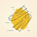 Swimfins. Vector illustration decorative design Royalty Free Stock Photo