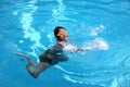 Swiming boy Royalty Free Stock Photo