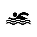 Swimmer icon. Beach and vacation icon vector illustration Royalty Free Stock Photo