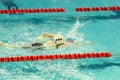 Swimmer Doing Freestyle Stroke