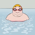 Swimmer Royalty Free Stock Photo