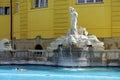 Swimmer in Szechenyi bath Royalty Free Stock Photo