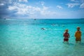 Grand Cayman-Swimmers 2 Royalty Free Stock Photo
