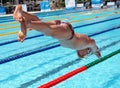 Swimmers at the Cool Swim meeting, Meran, Italy, 2019